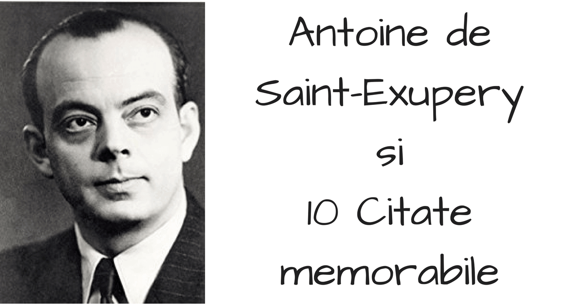 Citate de Antoine de Saint-Exupery